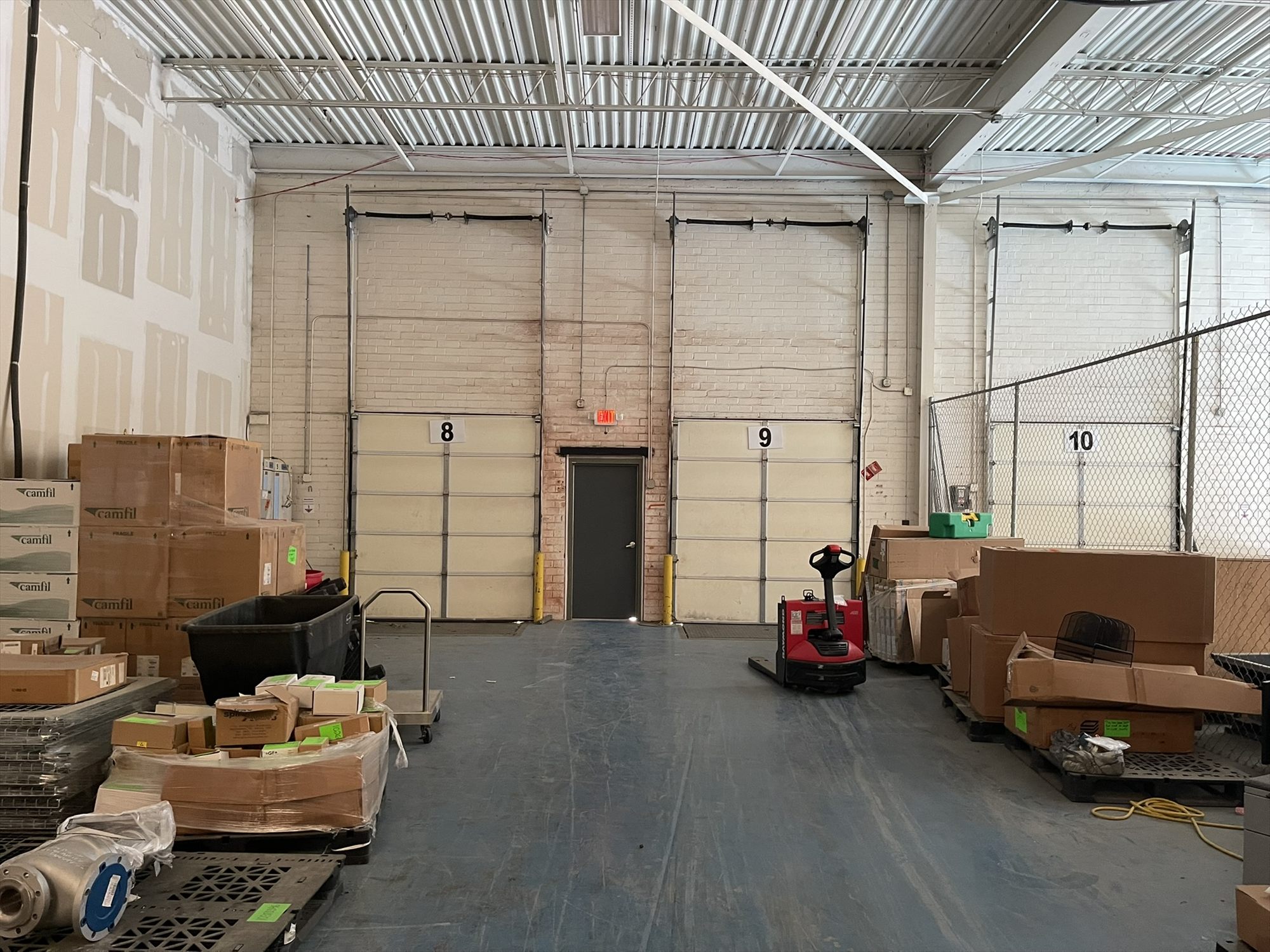 Interior dock doors at Creedmoor Business Park